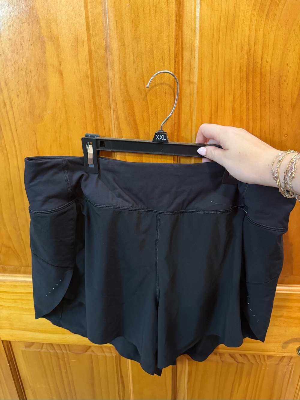 Athleta Black Run With It Shorts